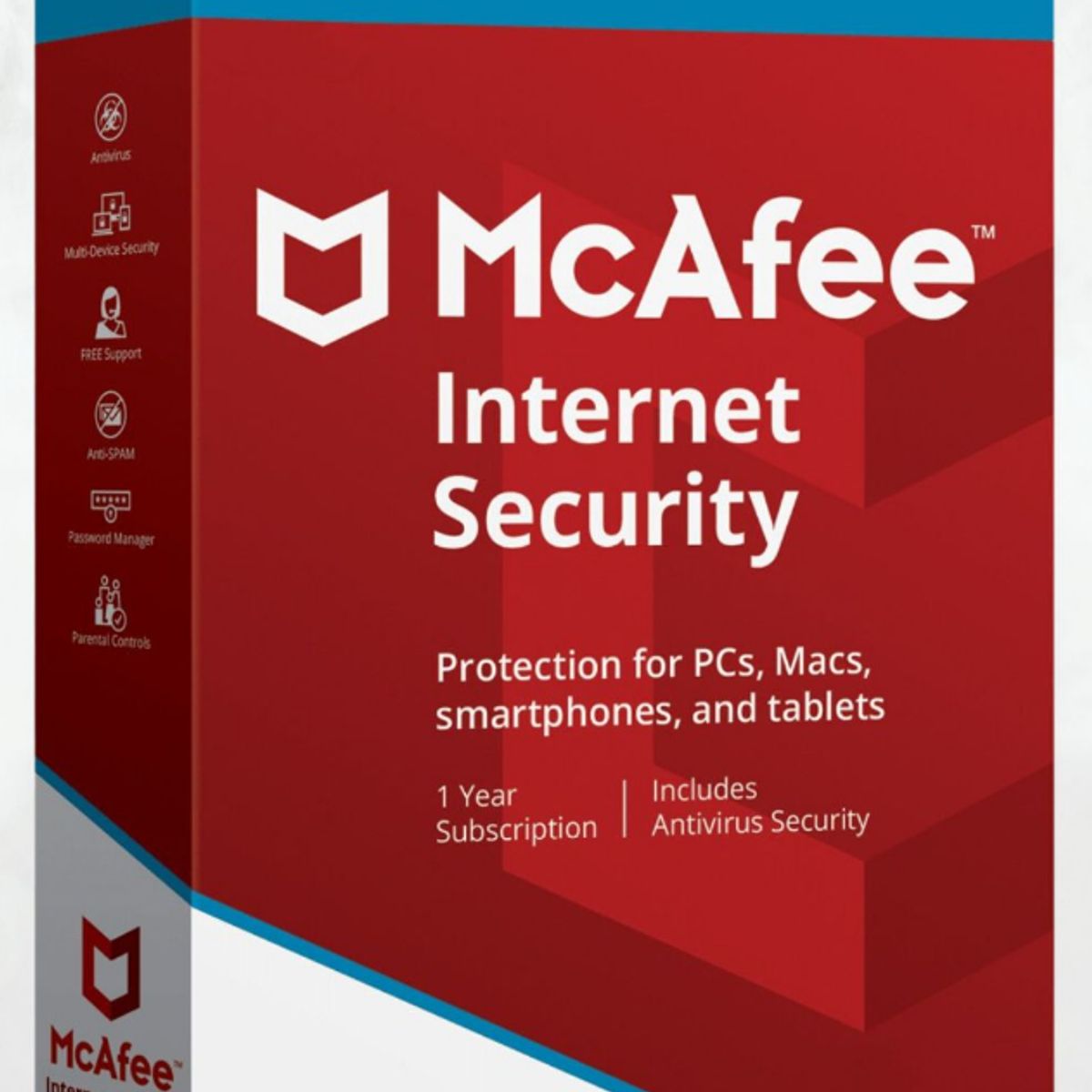 MCAFEE - Antivirus McAfee Internet Security 5 dispositivos 1 Año
