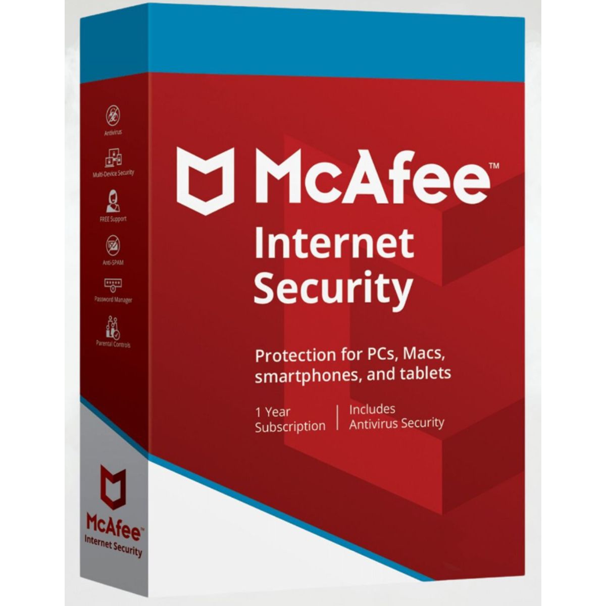 MCAFEE - Antivirus McAfee Internet Security 5 dispositivos 1 Año