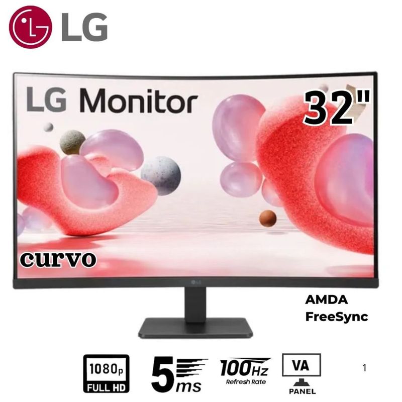 LG - MONITOR LG LED CURVO 32MR50C 1920 X 1080 100HZ D-SUB HDMI 32