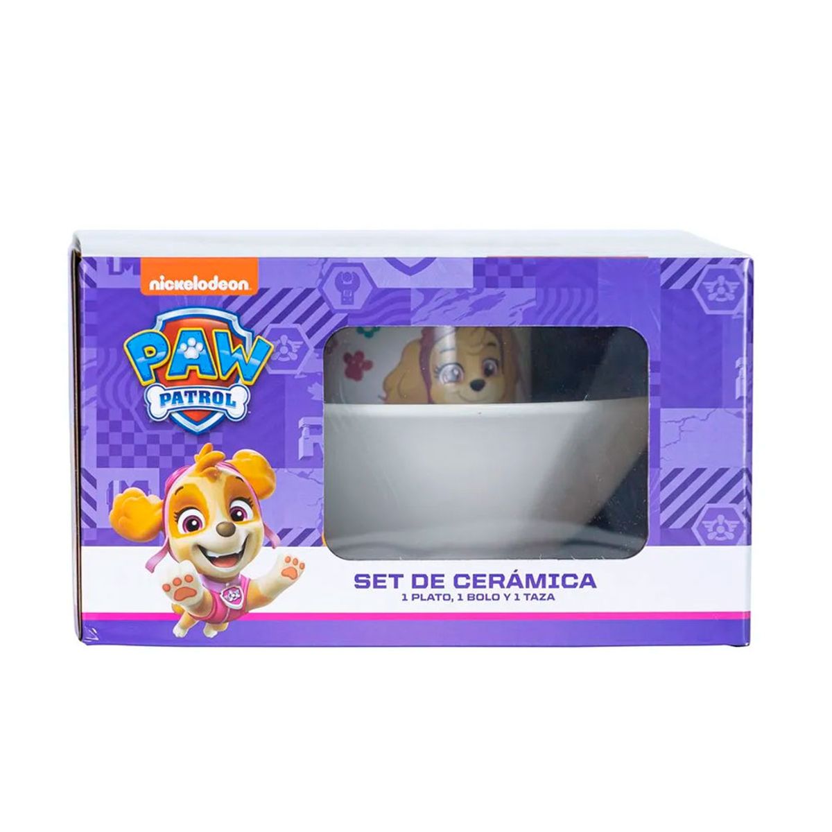 SCOOL - Vajilla infantil Ceramica 3Pz Paw Patrol Scool 703061