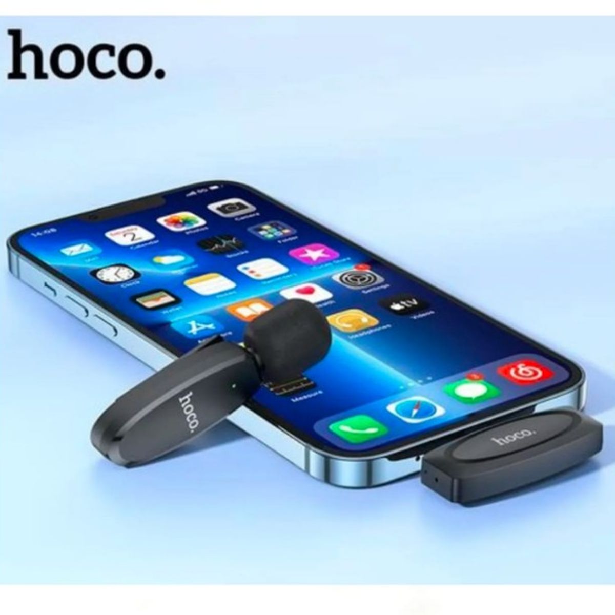 HOCO - Micrófono Hoco L15 inalámbrico Lightning Cancelacion de Ruido