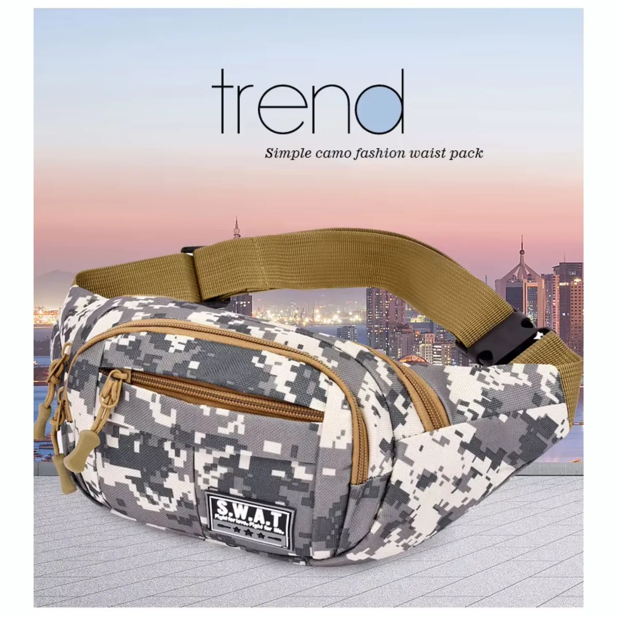 GENERICO - Makeway - Canguro Riñonera Táctico multi bolsillos