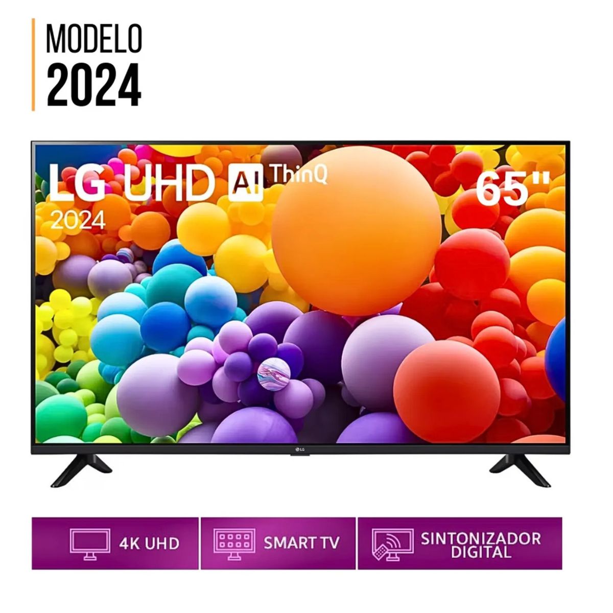 LG - Televisor LG 65"  UHD 4K UT7300 Modelo 2024
