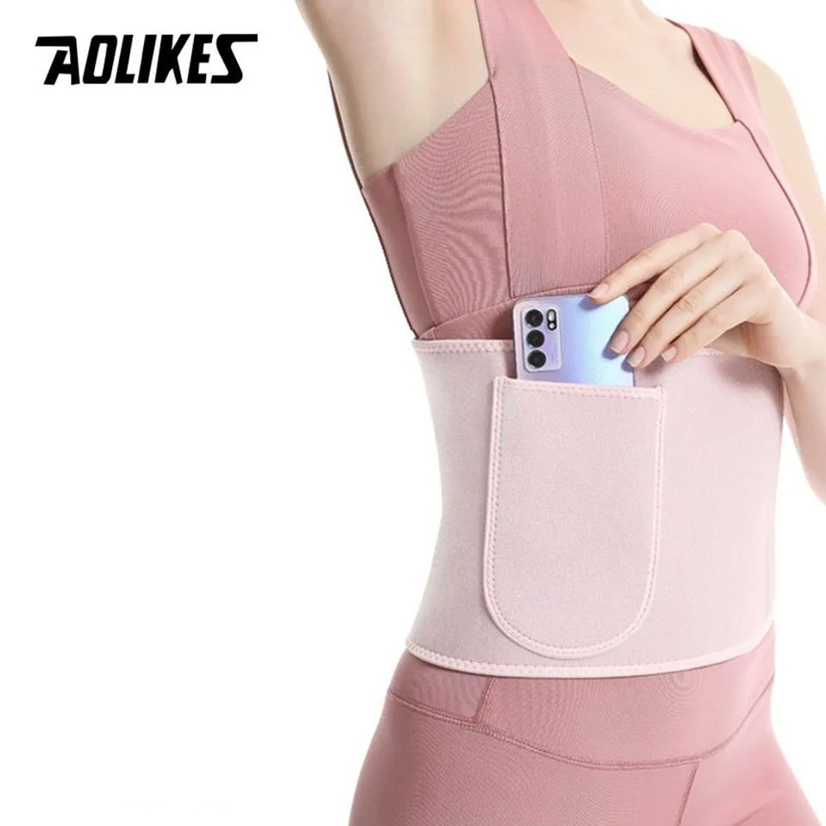 AOLIKES - Faja Térmica AOLIKES A-7971 Talla M Fitness Adelgazar