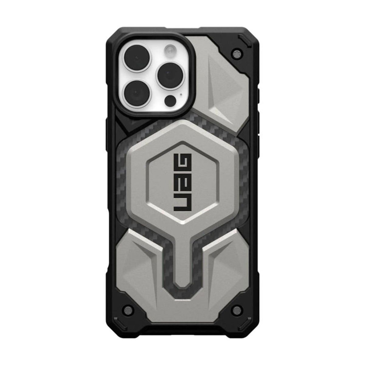 URBAN ARMOR GEAR - Case Metal Uag Monarch Pro Para iPhone 16 Pro Max magsafe