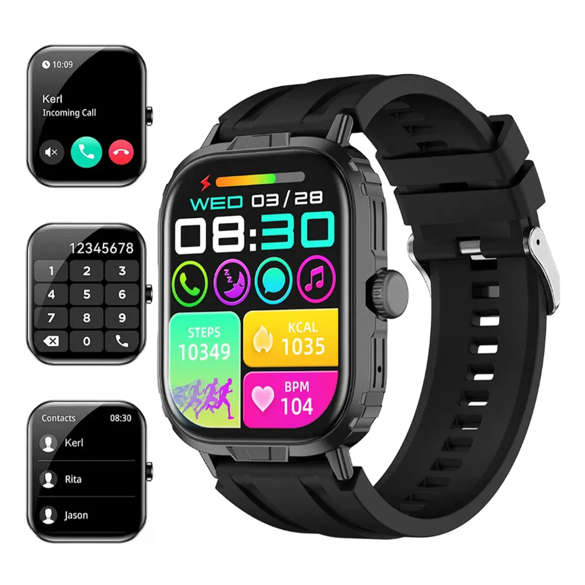 GENERICO - Reloj inteligente M106 para deportes - Gimnasio - Natacion - Ciclismo