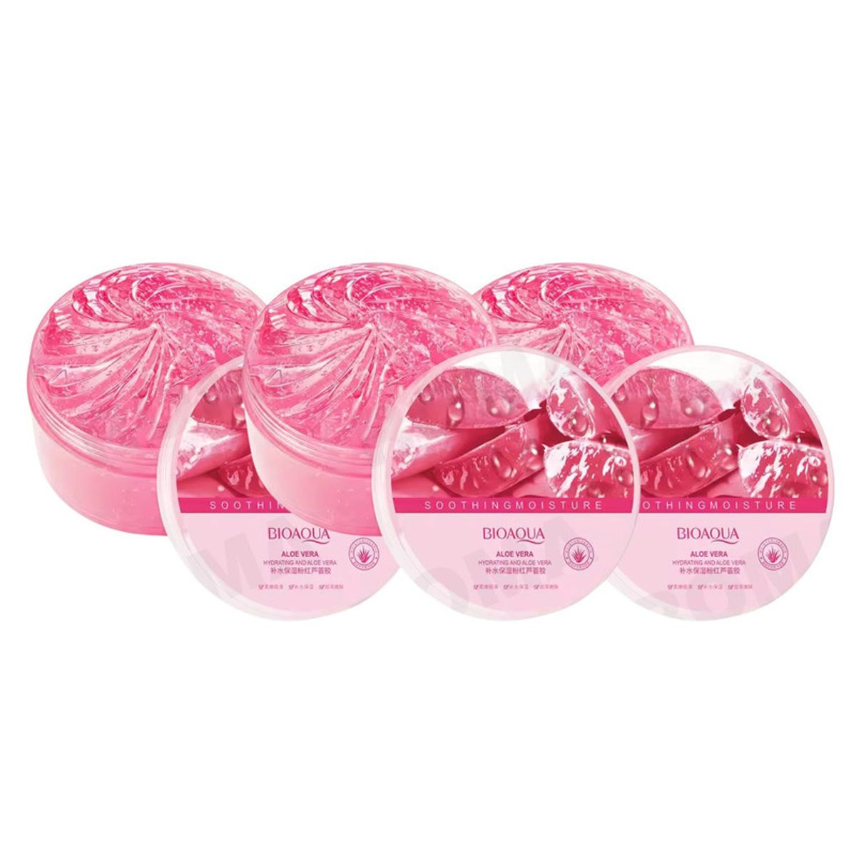 BIOAQUA - PACK 3 GEL ALOE VERA ROSA BIOAQUA 900G