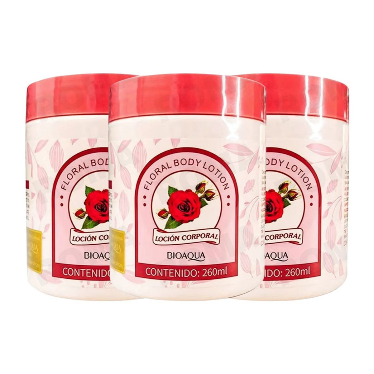 BIOAQUA - PACK 3 LOCIÓN CORPORAL FLORAL BIOAQUA 780ML
