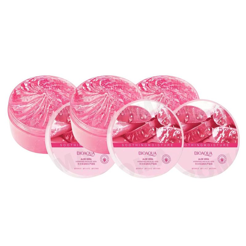 BIOAQUA - PACK 3 GEL ALOE VERA ROSA BIOAQUA 900G