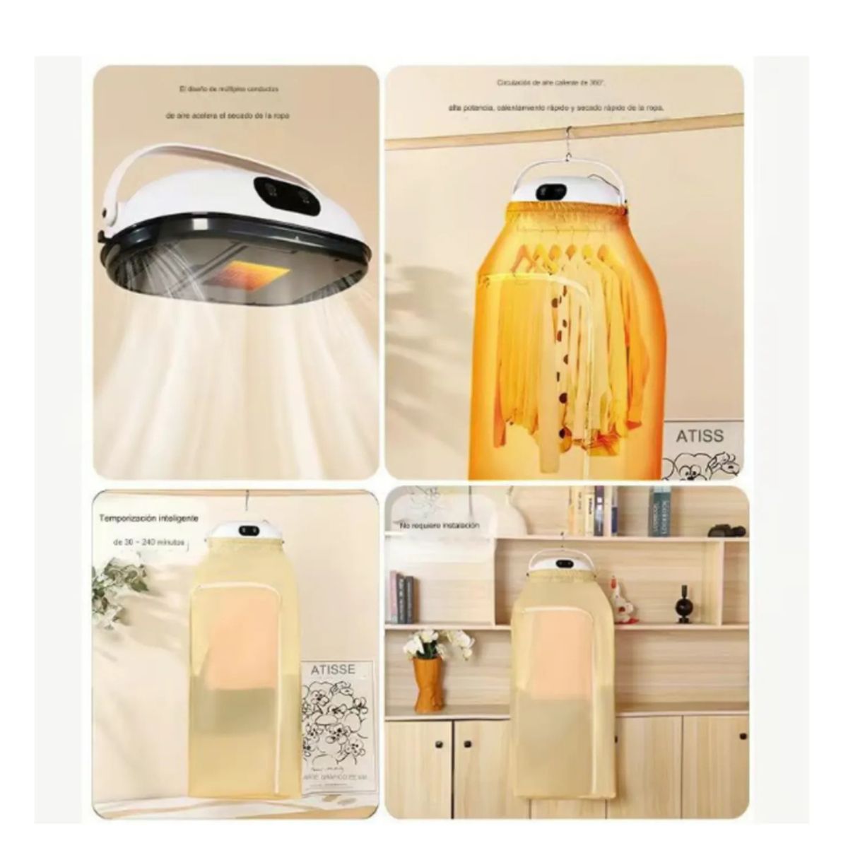 GENERICO - SECADOR DE ROPA ELECTRICO