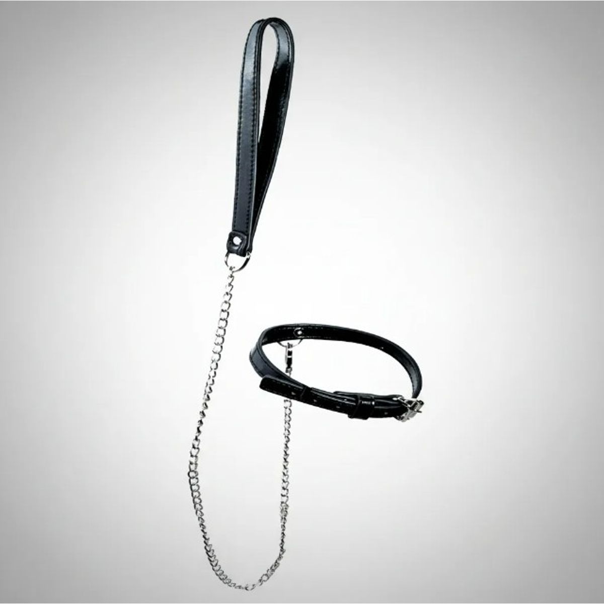 DR PINKY - Collar BDSM de Cuerina con Correa de Sumision Bondage para Parejas