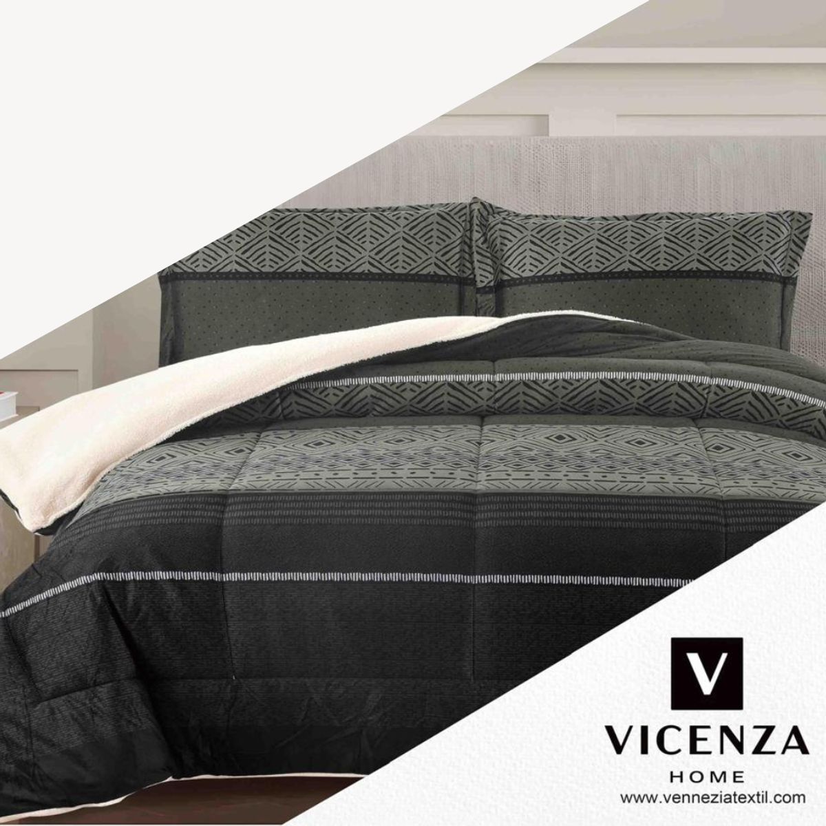 GENERICO - EDREDÓN CON SHERPA EN VICENZA 2 PLZ