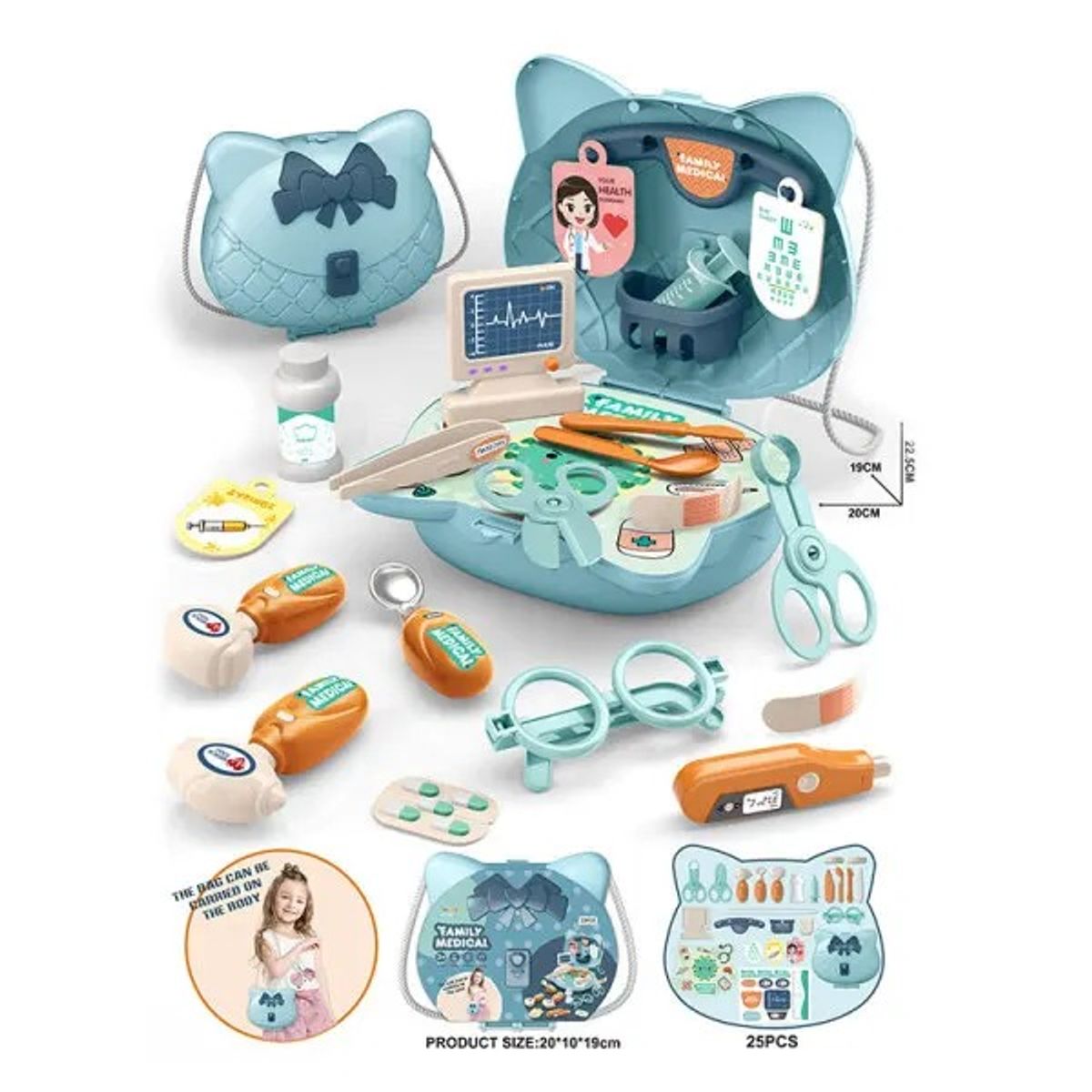 GENERICO - CARTERA  DOCTORA 25 PIEZAS