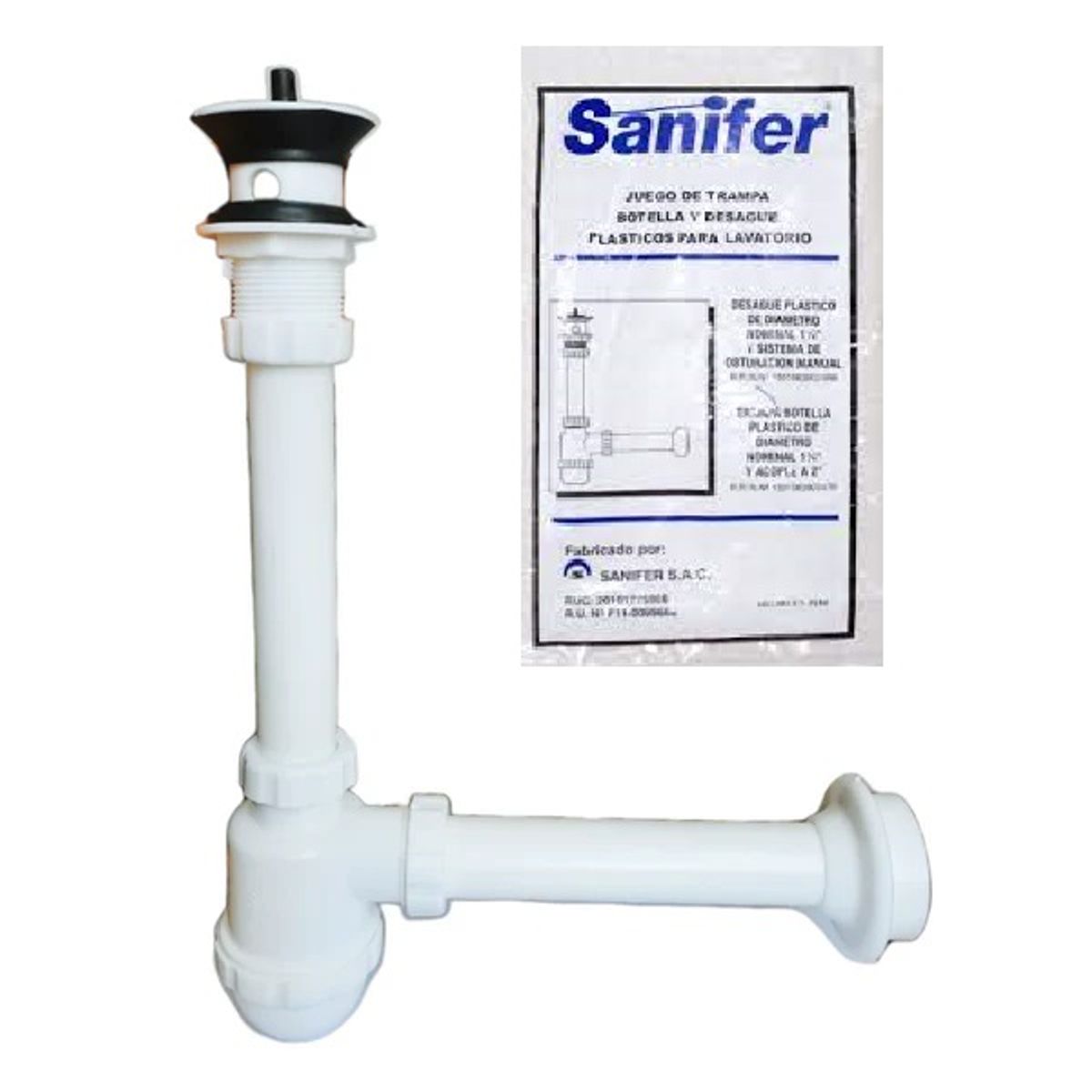 METUSA - KIT BÁSICO PARA INSTALACIÓN DE LAVATORIO  DE BAÑO