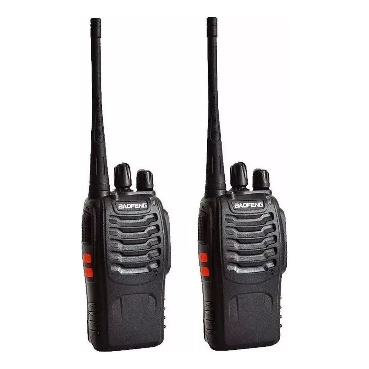 U BUY - Walkie-talkie negro de dos piezas