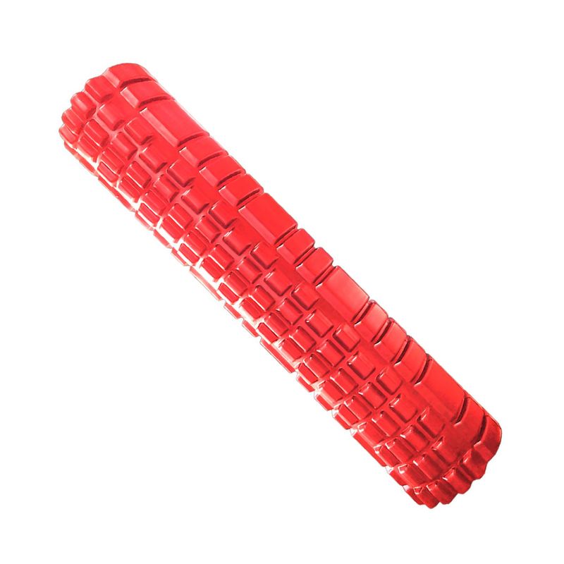 GENERICO - Rodillo Foam Roller Pilates Masaje Estimulacion 60 cm Rojo
