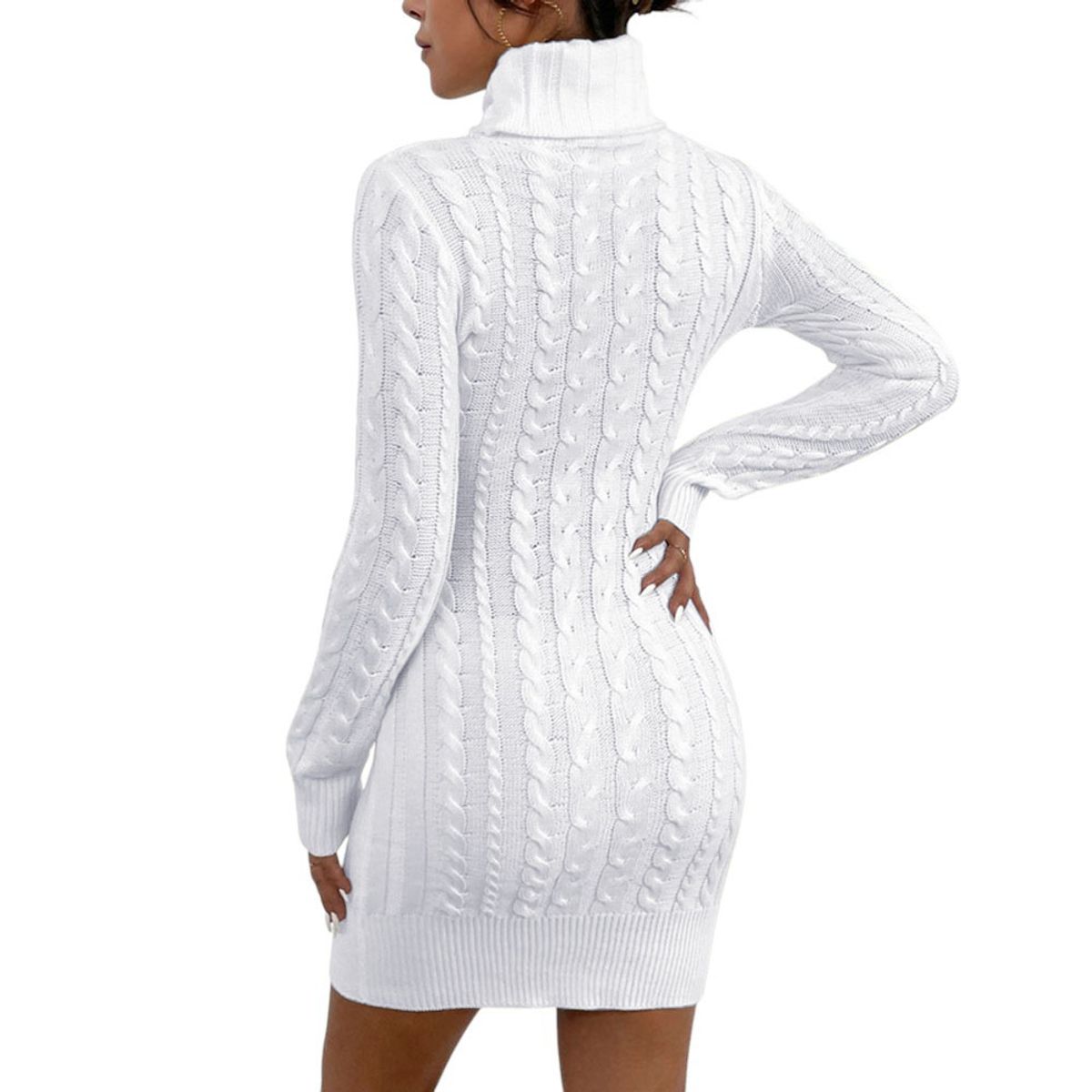 GENERICO - Vestido Mujer Mlarga Hilo 359G-30 Color Blanco