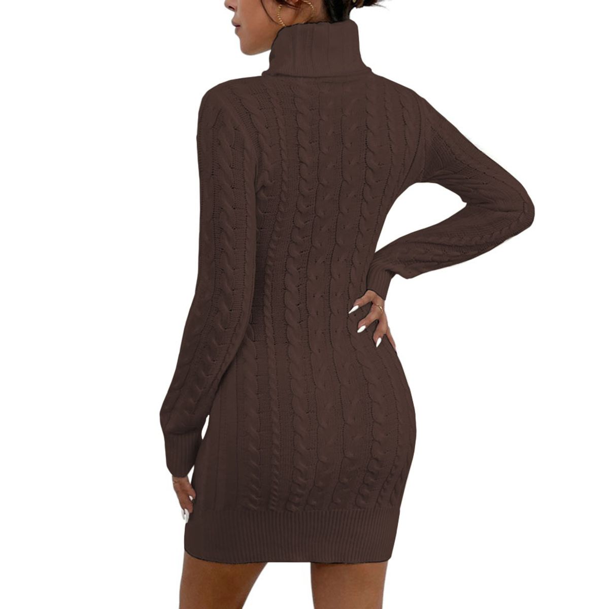 GENERICO - Vestido Mujer Mlarga Hilo 359G-30 Color Marron