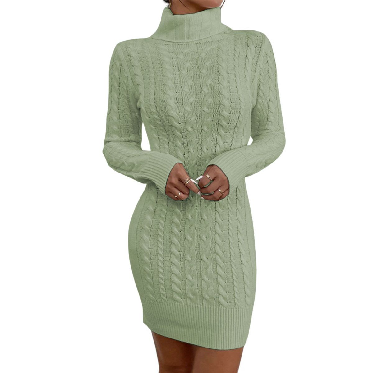 GENERICO - Vestido Mujer Mlarga Hilo 359G-30 Color Verde