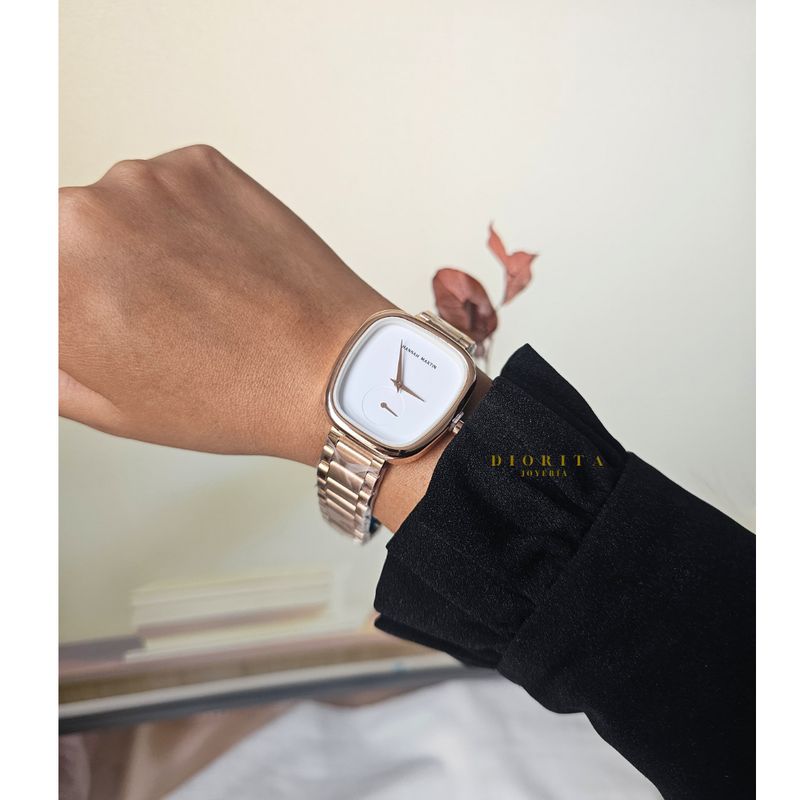 HANNAH MARTIN - RELOJ HANNAH MARTIN ESTILO MINIMALISTA  RELOJ ORO ROSA MUJER