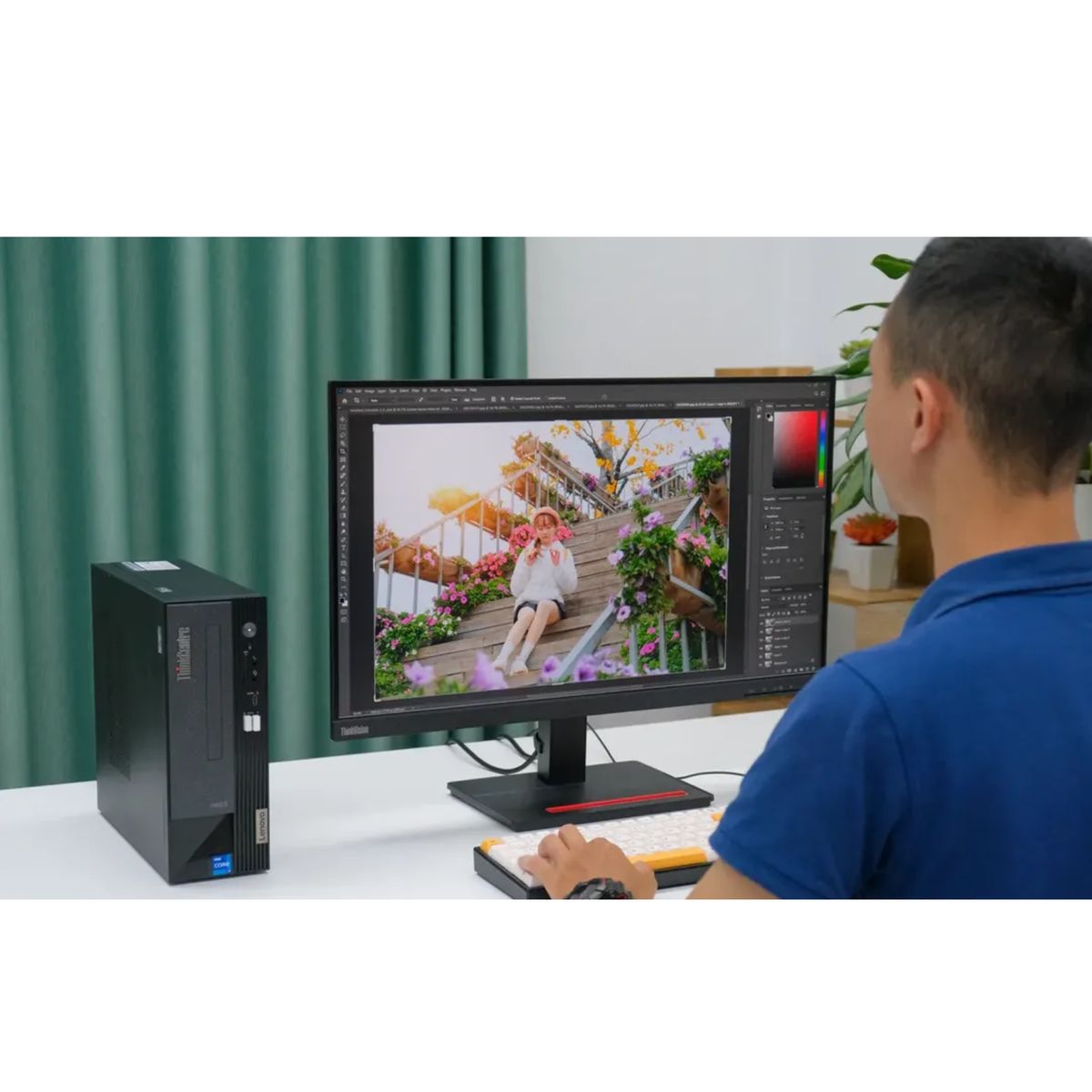 GENERICO - Computadora de escritorio Lenovo ThinkCentre neo  50S Gen 4  - Intel Core i7 16GB