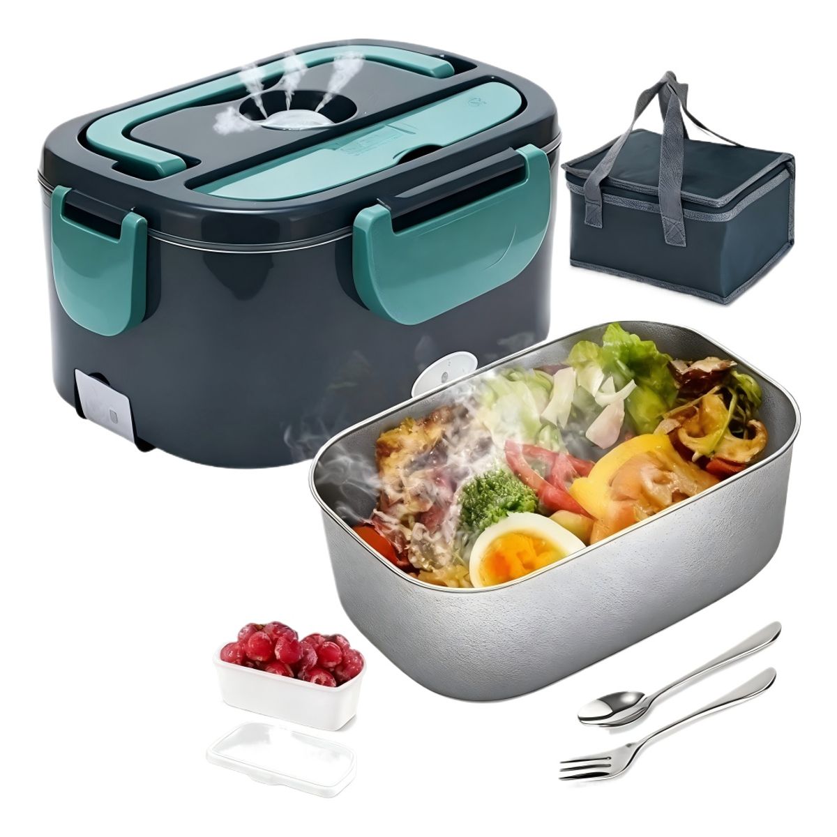 U BUY - Loncheras Eléctricas Portátil Fiambrera Calentadora Comida