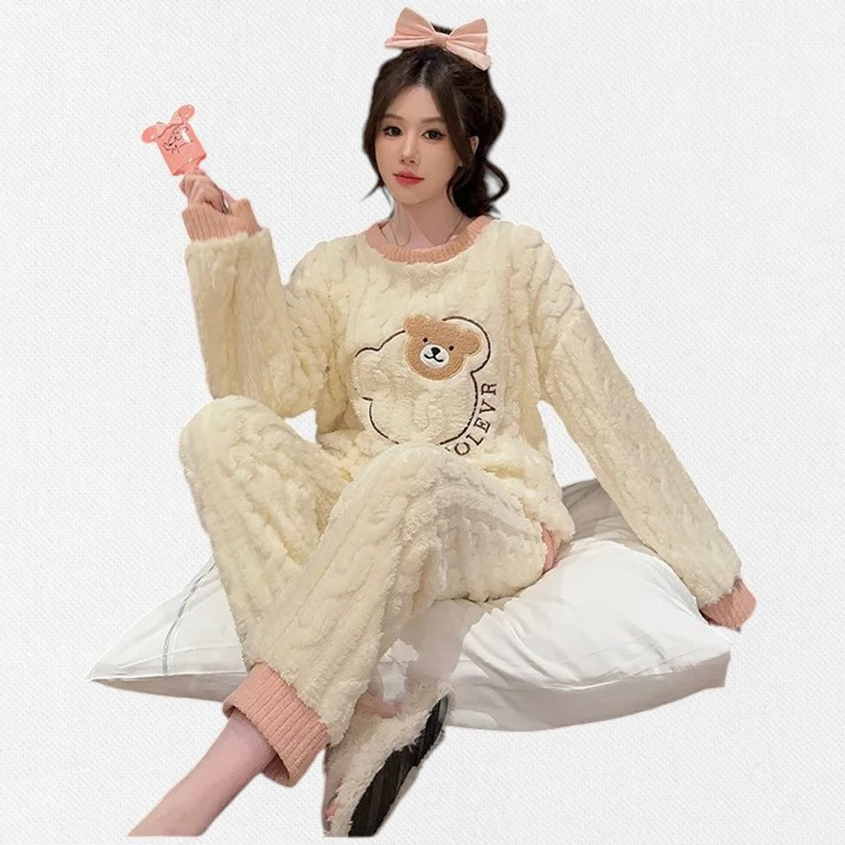 GENERICO - PIJAMA DE LANA INVIERNO COMPLETA