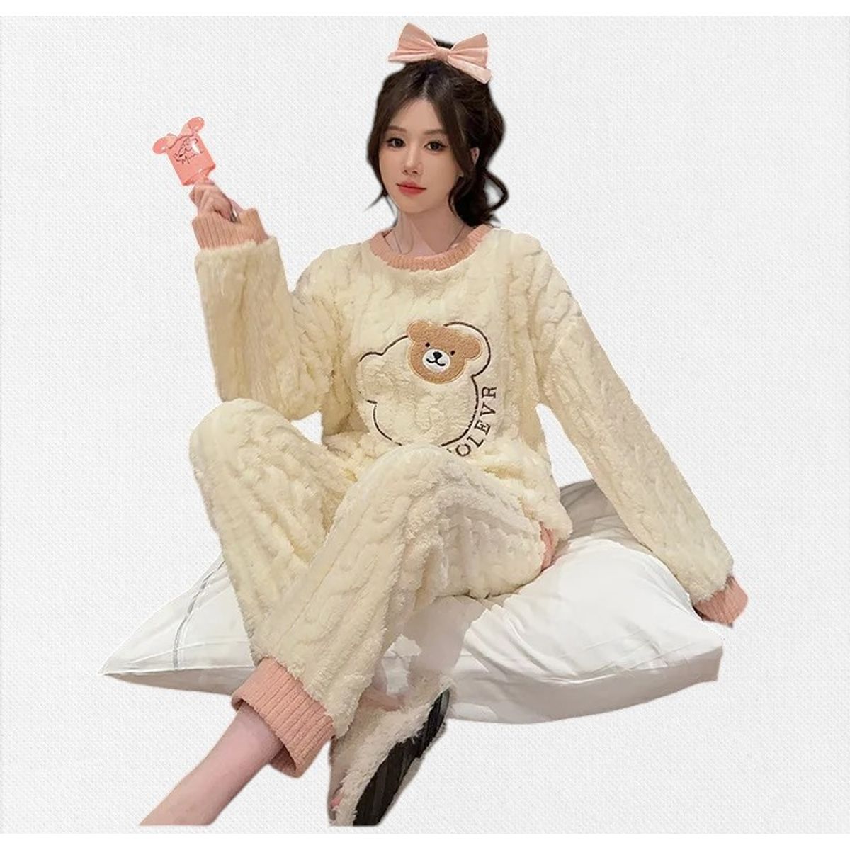 GENERICO - PIJAMA DE LANA INVIERNO COMPLETA