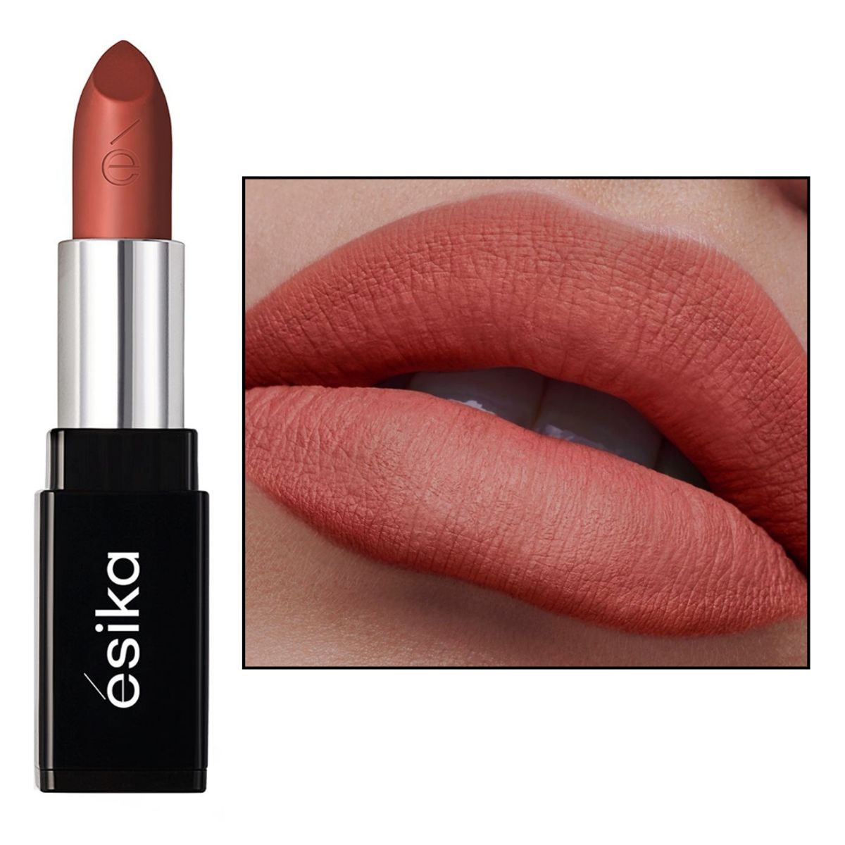 ESIKA - Labial mate addiction ésika rosa petal  coral