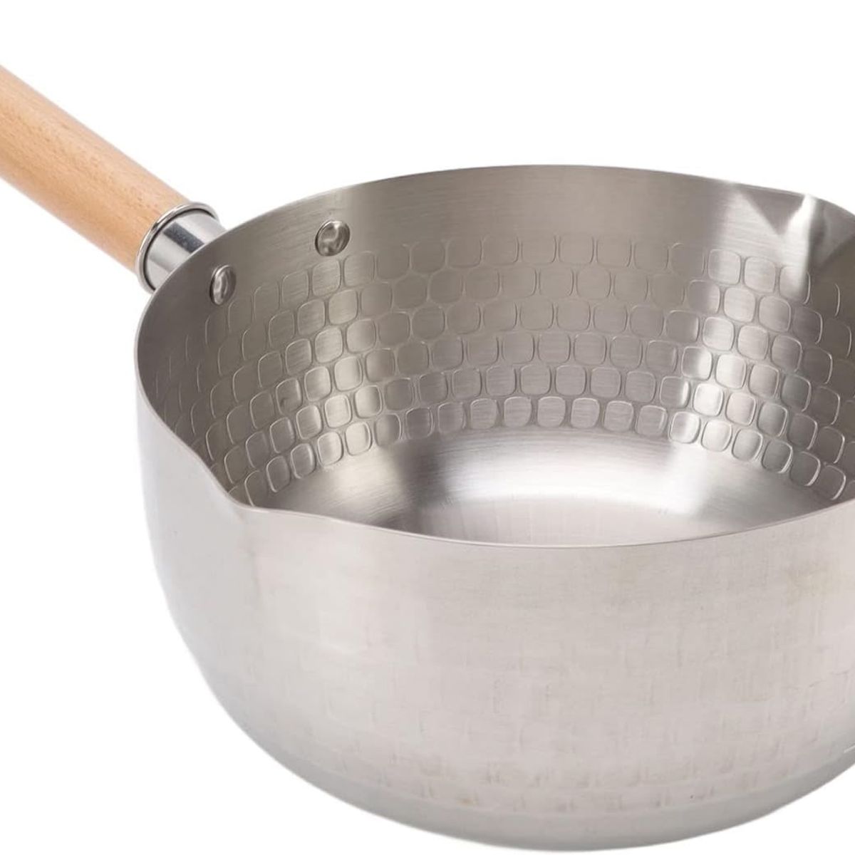 GENERICO - Olla japonesa  de acero inoxidable, ideal para ramen, leche, sopa, fideos