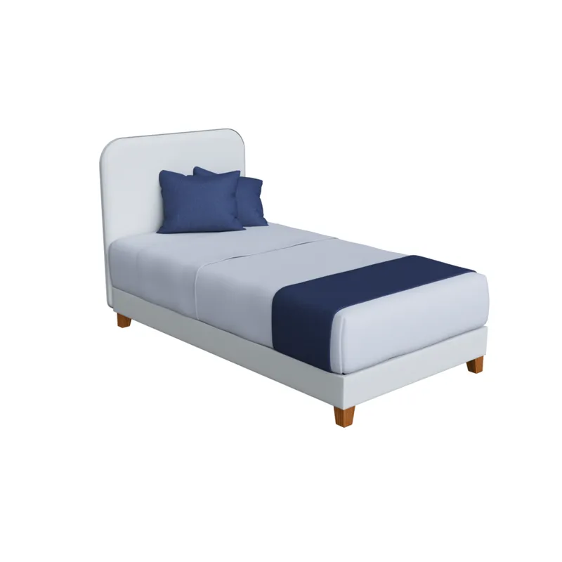 MUEBLES MACRUMO - Cama Montessori Tapizada Evolutiva Desarmable de 15plz Beige