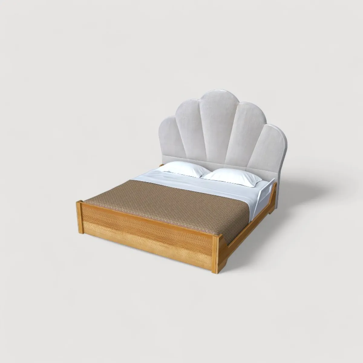 MUEBLES MACRUMO - Cama Tapizada Bristol Premium King Color Gris Tela antifluido