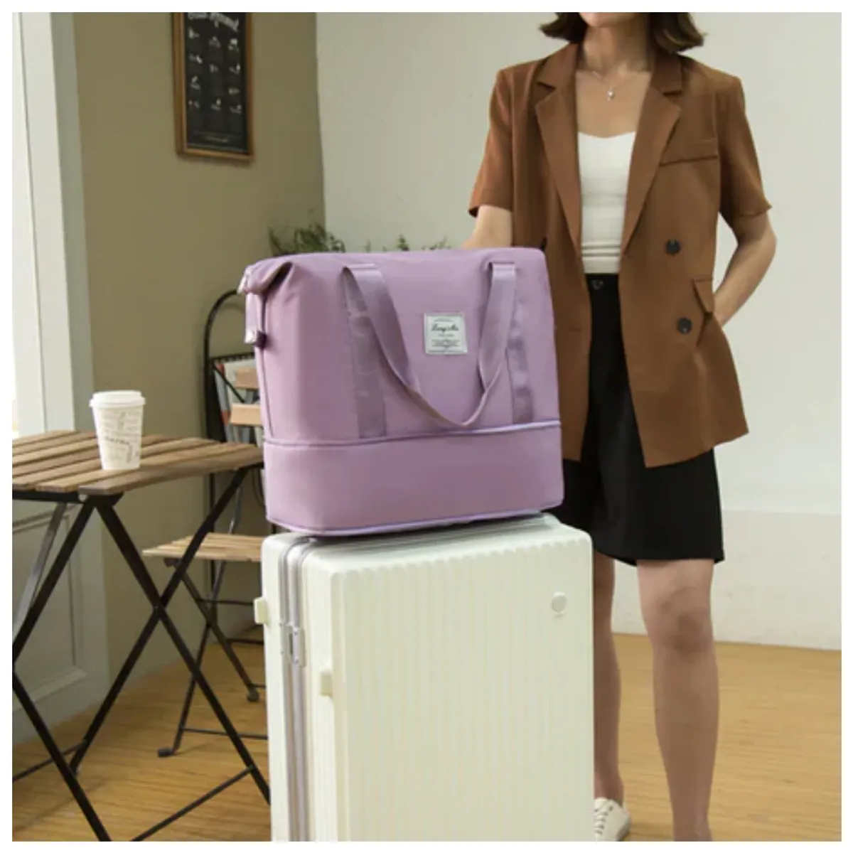 INSPIRA - Bolso de viaje expandible Cartera Maleta