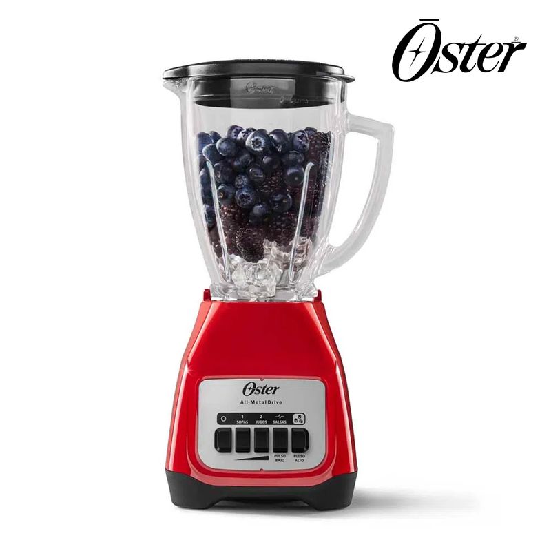 OSTER - Licuadora Oster® 2 velocidades más pulso y vaso de vidrio BLSTKAGRPB