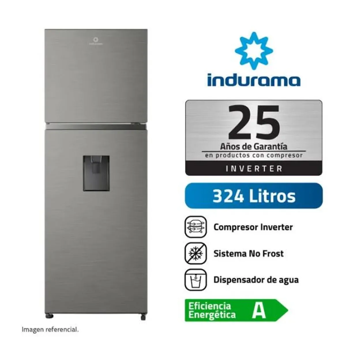 INDURAMA - Refrigeradora Indurama 324L RI-439DI Croma