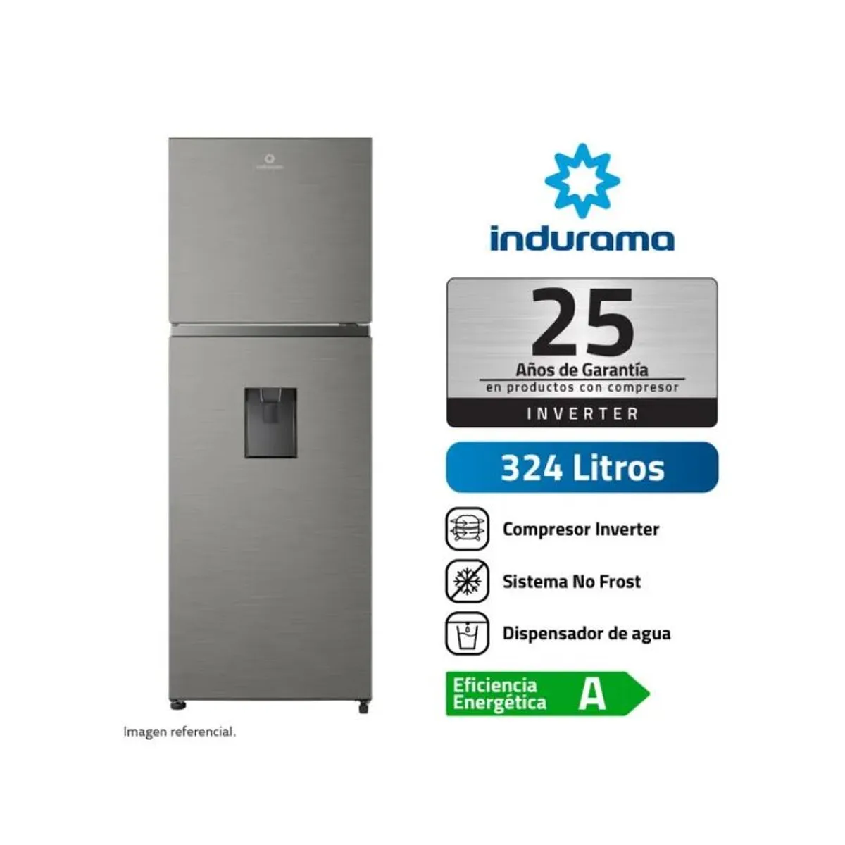 INDURAMA - Refrigeradora Indurama 324L RI-439DI Croma