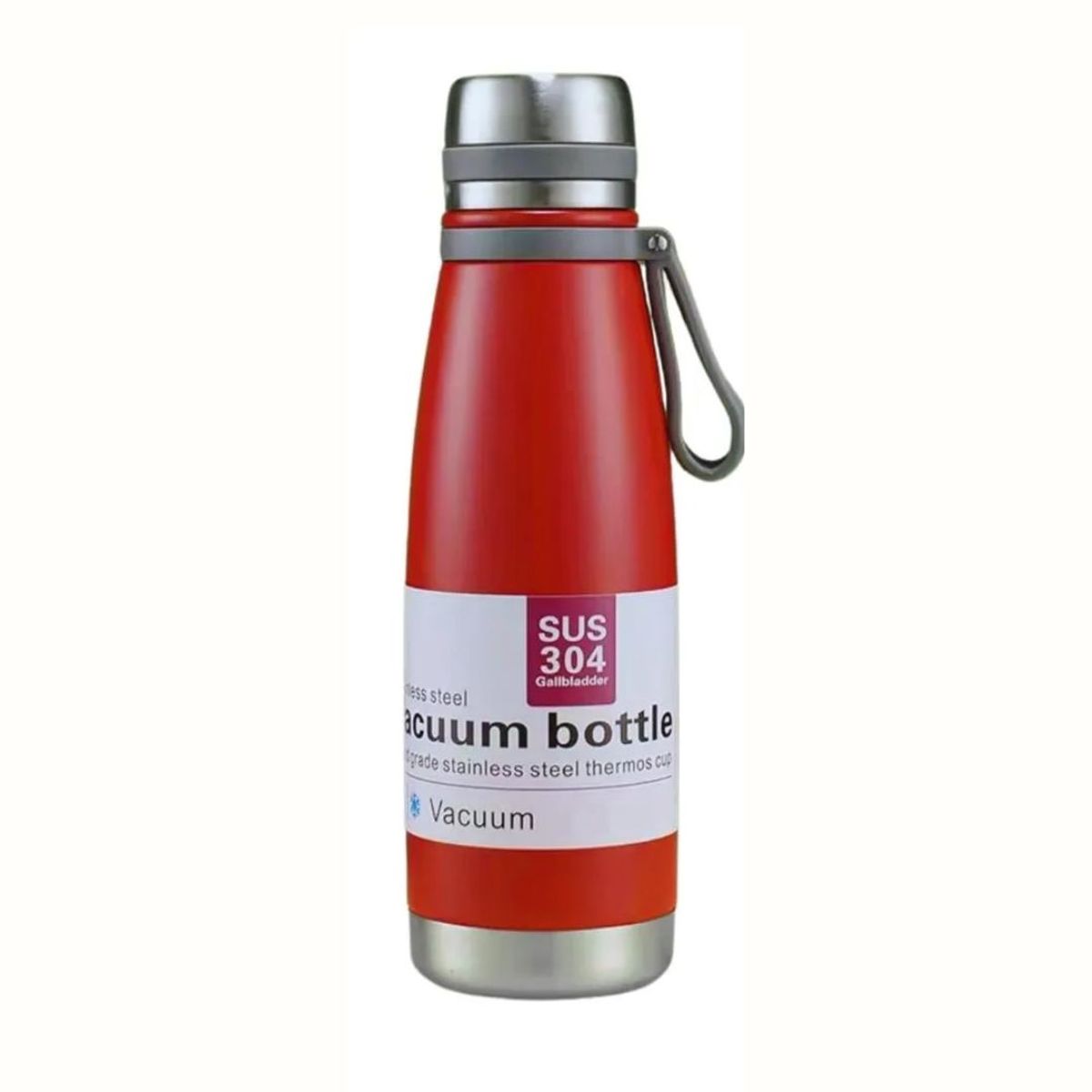 GENERICO - Botella Termica De Acero Inoxidable 1L Rojo