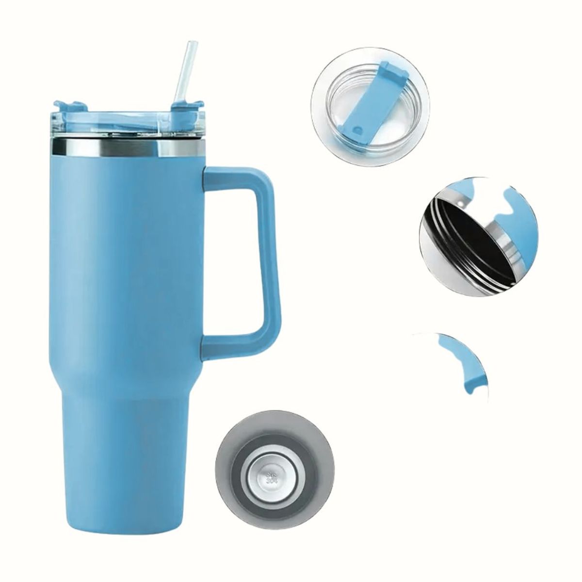 GENERICO - Termo Personal Estilo Tomatodo 1L Celeste