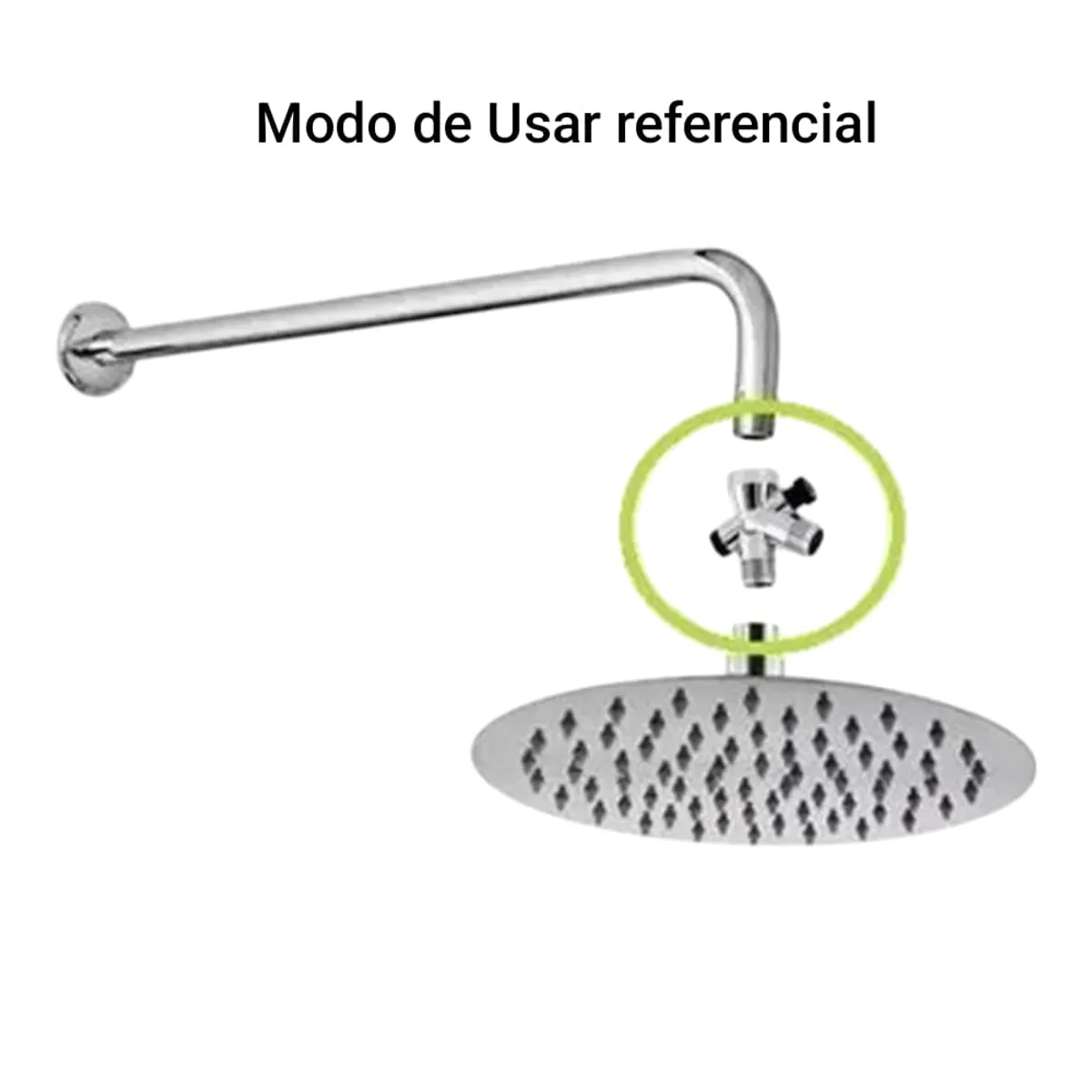 GENERICO - Válvula Desviadora doble ABS Cromado para ducha teléfono o bidé