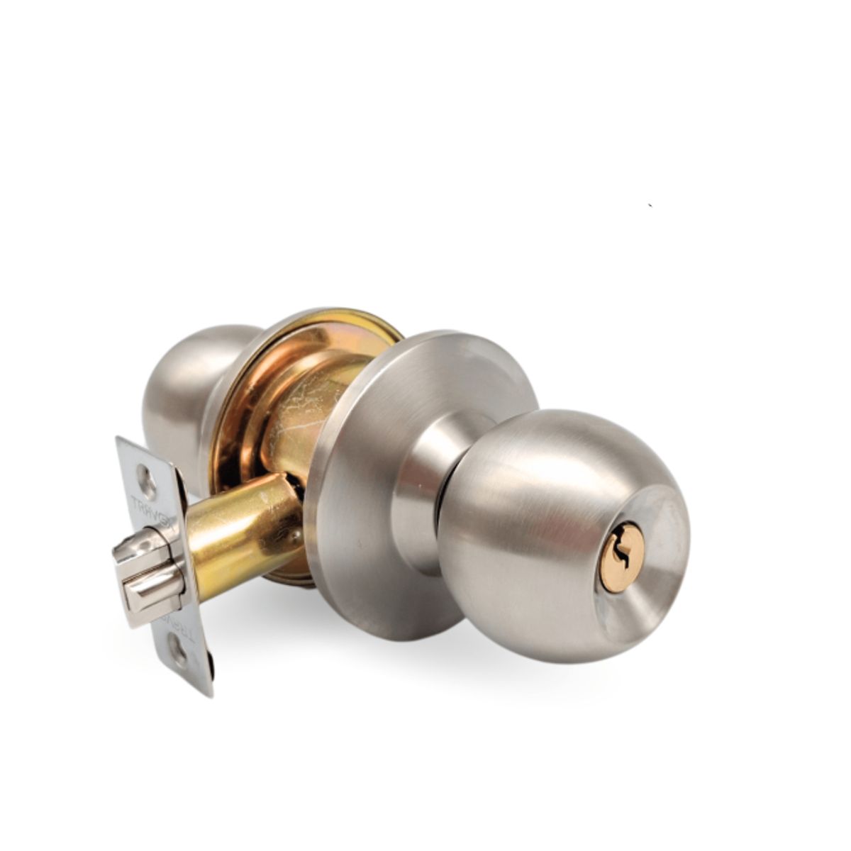 GENERICO - Chapa perilla acero dormitorio