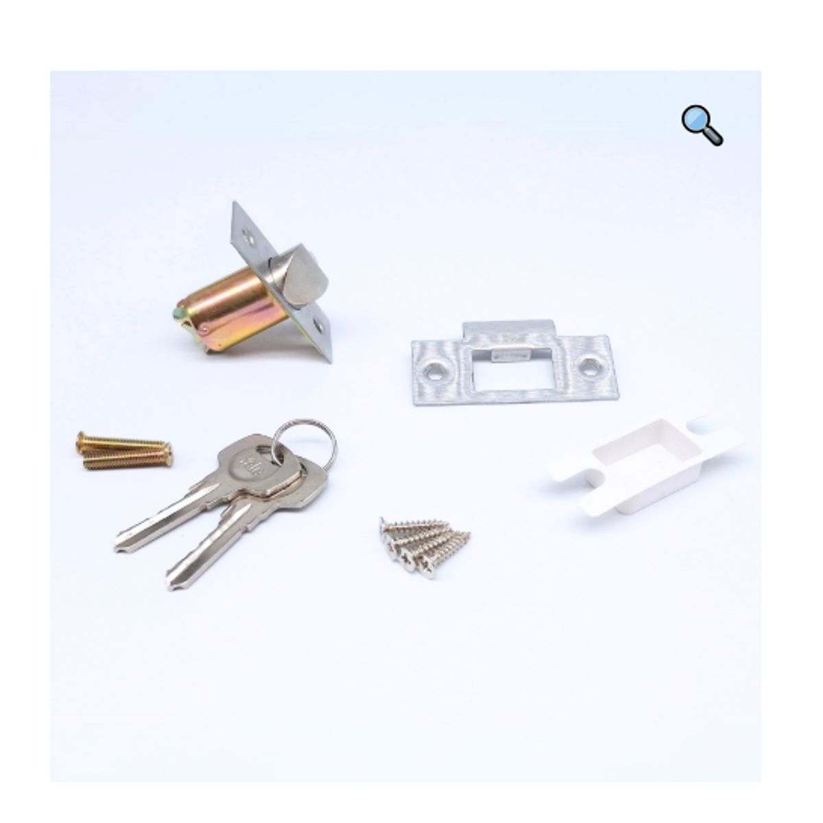 GENERICO - Chapa perilla acero dormitorio