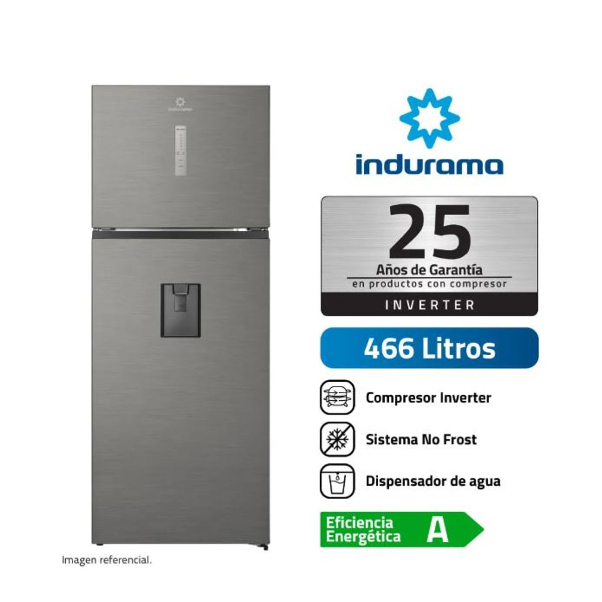 INDURAMA - Refrigeradora Indurama 466L RI-529DI Croma