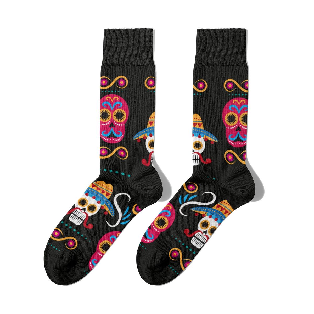 BILLY BROWN - Medias Catrina 1 Coloridos con Diseño Unisex 1 Par