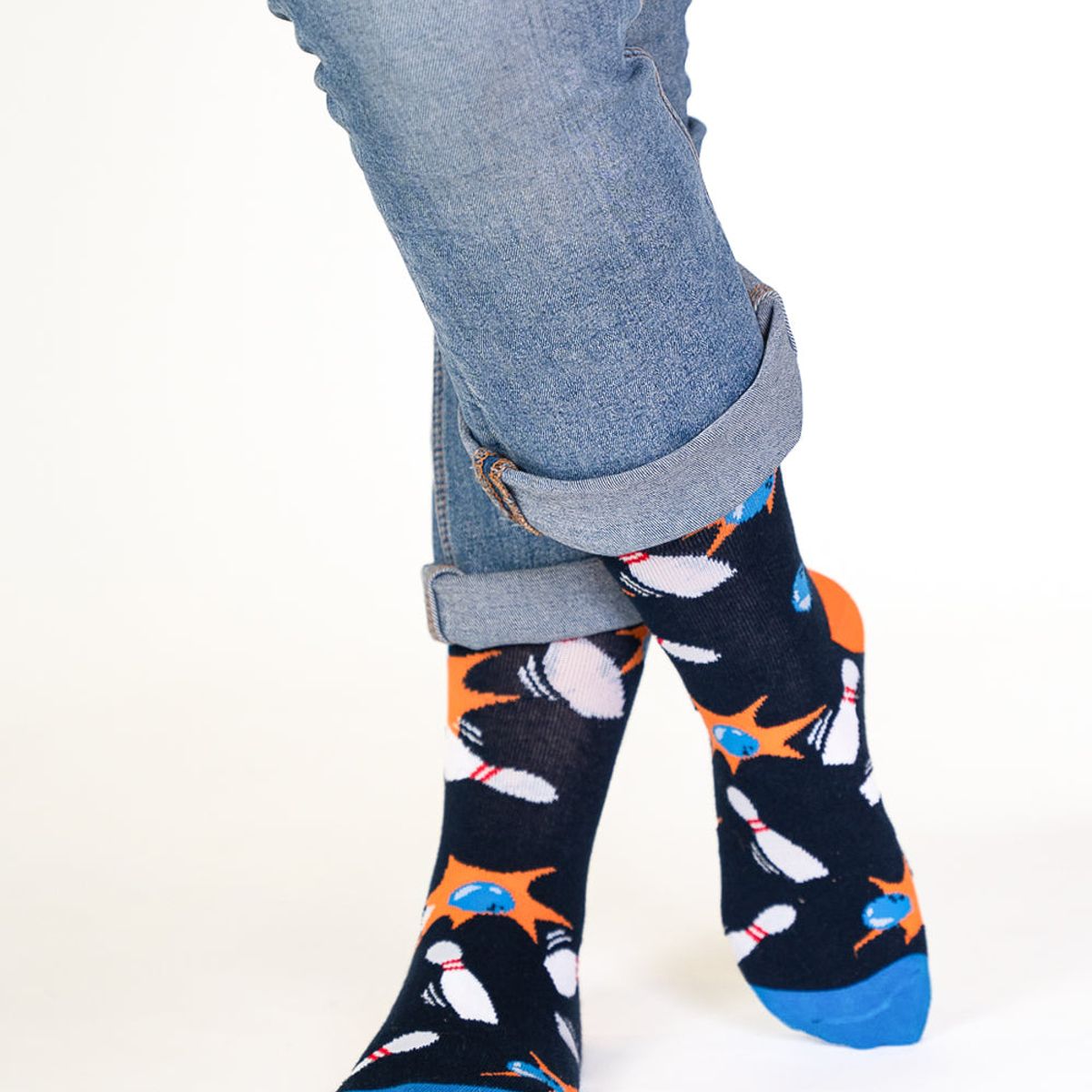 BILLY BROWN - Medias Bolos  Coloridos con Diseño Unisex 1 Par