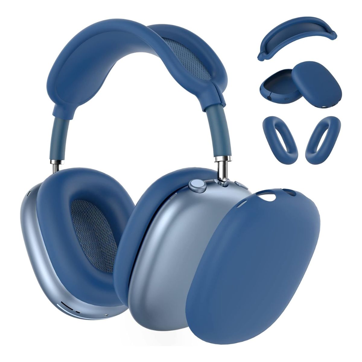 GENERICO - Case Funda Protector de silicona Para Apple AirPods Max Wireless AZUL