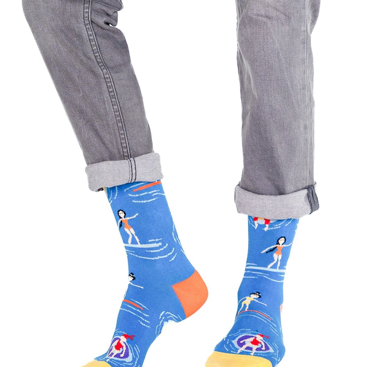 BILLY BROWN - Medias Verano  Coloridos con Diseño Mujer 1 Par