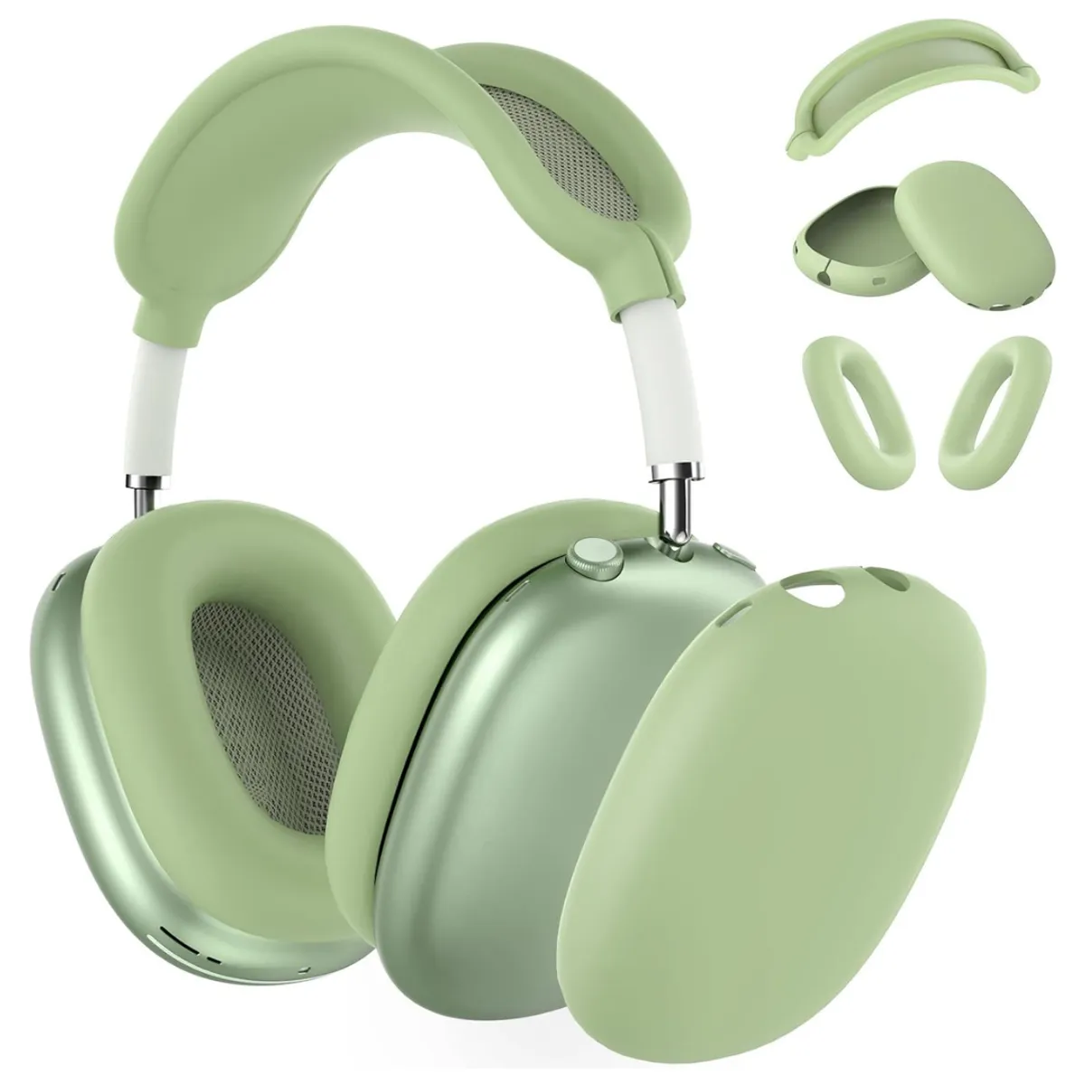 GENERICO - Case Funda Protector de silicona Para Apple AirPods Max Wireless verde