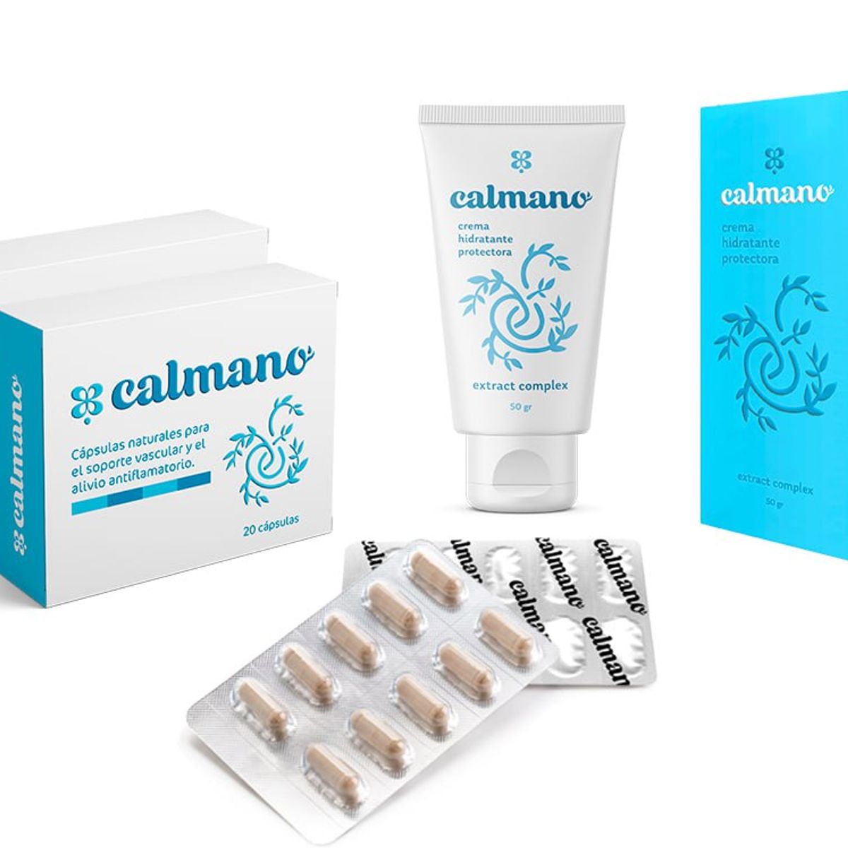 CALMANO - CALMANO capsulas pack x 2 + 1 CALMANO crema