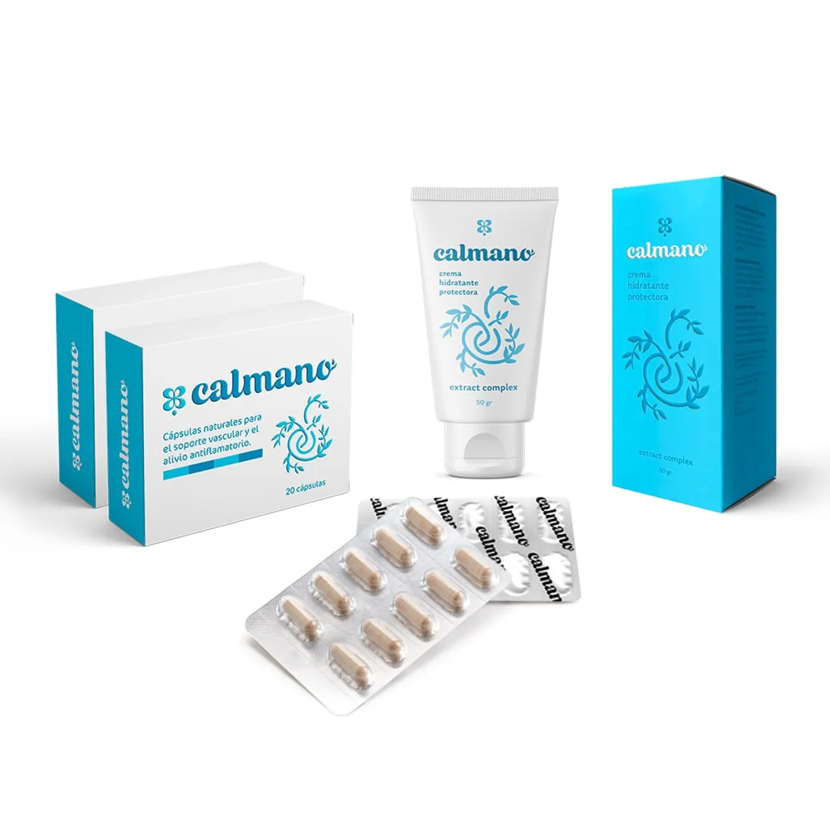 CALMANO - CALMANO capsulas pack x 2 + 1 CALMANO crema