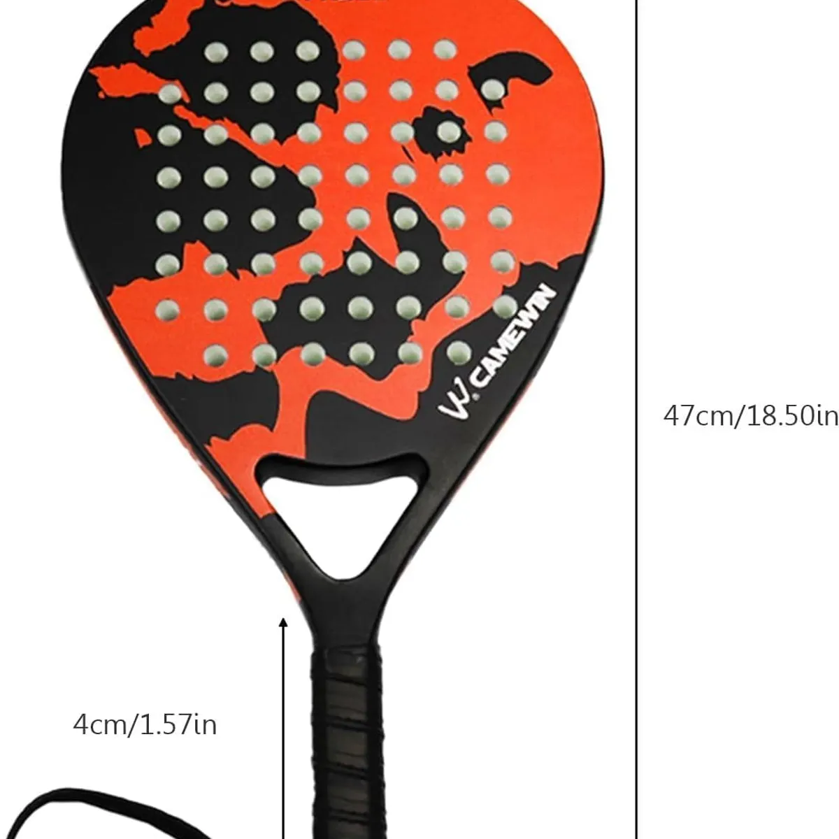 PUREPOWER - Raqueta Pádel Profesional de Fibra de Carbono + Funda